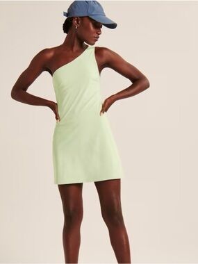 Abercrombie & Fitch One-Shoulder Traveler Mini Dress